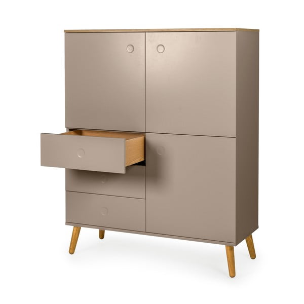 Hnědá komoda Tenzo Dot, 109 x 137 cm-image-3