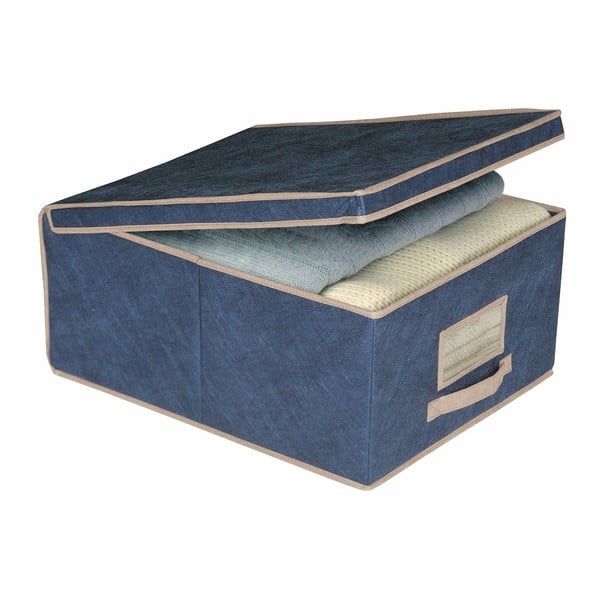Úložný box Ordinett Bluette, 50 x 40 x 25 cm