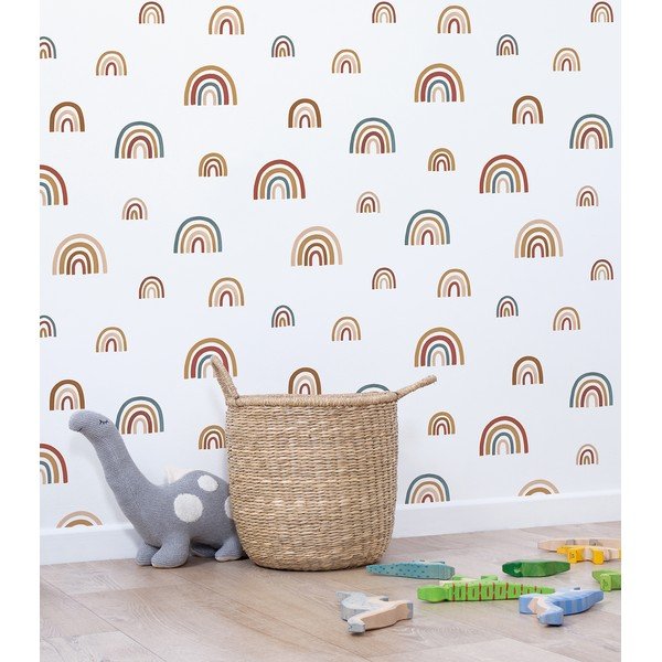 Dětská tapeta 10 m x 50 cm Goodlooking Rainbows – Lilipinso-image-1