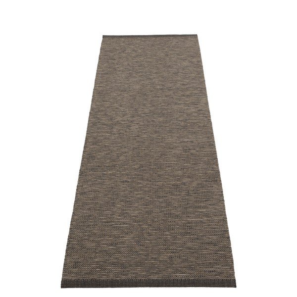 Tmavě hnědý vnitřní a venkovní běhoun 70x225 cm Sam Black Walnut – Pappelina