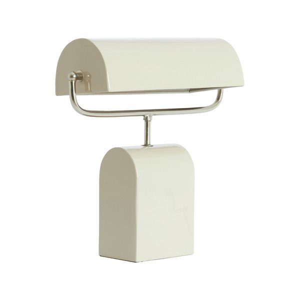 Krémová kovová stolní lampa (výška 38 cm) Cardona – Light & Living