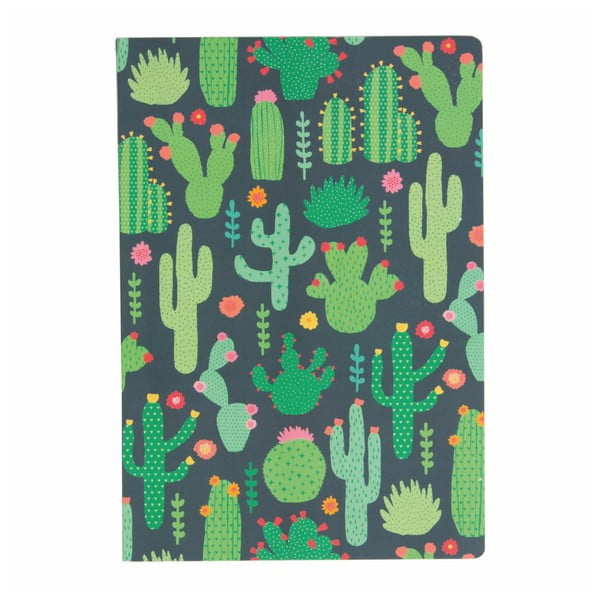 Zápisník Sass & Belle Colourful Cactus
