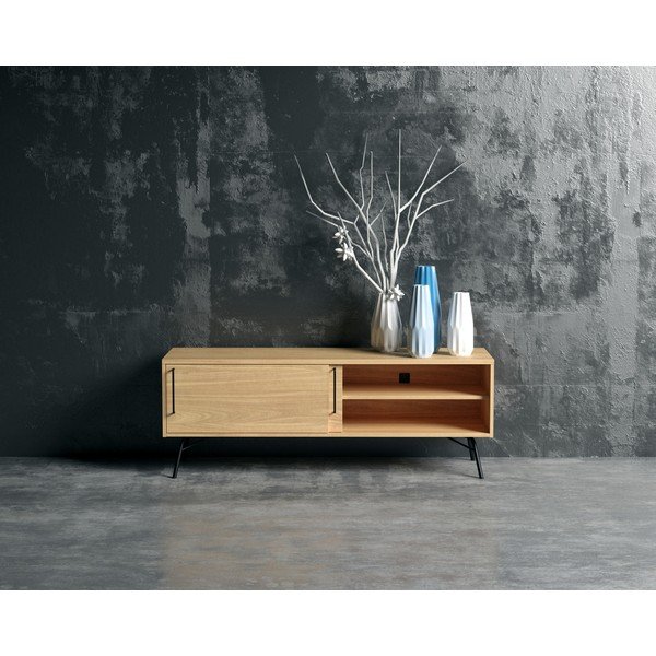 TV stolek s černými nohami Woodman Ashburn-image-1