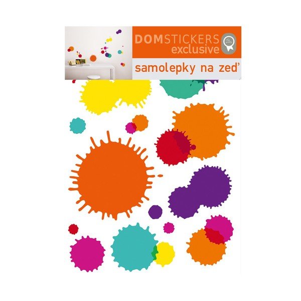 Samolepka na zeď Barevné skvrny-image-1