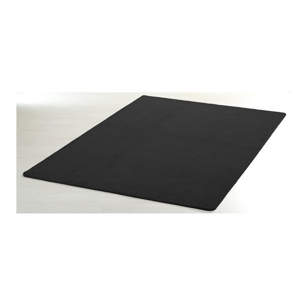 Černý koberec Hanse Home Nasty, 80 x 150 cm