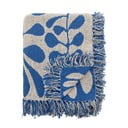 Modrá deka 130x160 cm Nevine – Bloomingville