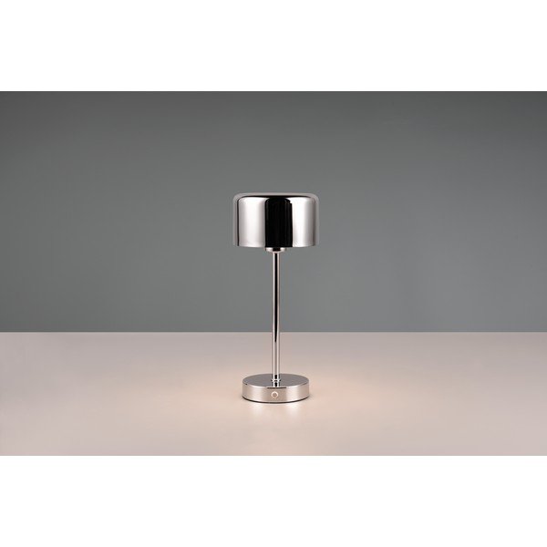 LED stmívatelná stolní lampa v leskle stříbrné barvě (výška 30 cm) Jeff – Reality-image-4