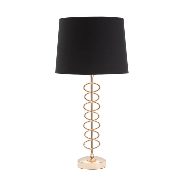 Černá stolní lampa Mauro Ferretti X, ø 30 cm