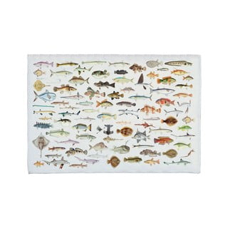 Koupelnová předložka 40x60 cm Fish in the Ocean – Really Nice Things