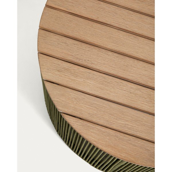 Kulatý zahradní konferenční stolek s deskou z akácie ø 70 cm Dandara – Kave Home-image-4