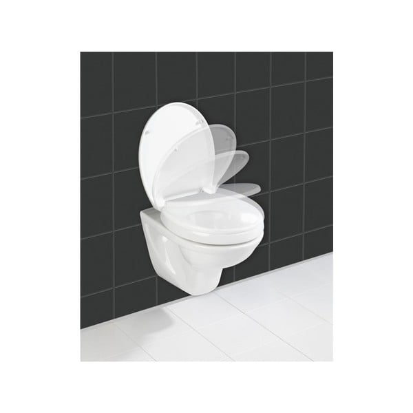 Bílé WC sedátko Wenko Secura Comfort-image-3