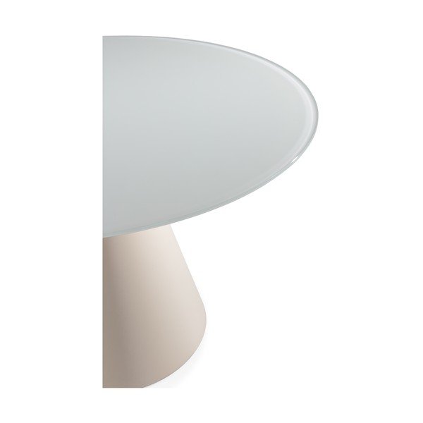 Kulatý jídelní stůl se skleněnou deskou ø 120 cm Vida – MOME-image-3