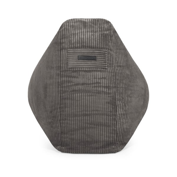 Tmavě hnědý manšestrový dětský sedací vak Snug 80 – SLOWDOWN-image-4