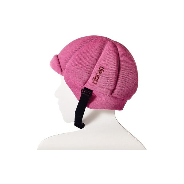 Dětská růžová čepice s ochrannými prvky Ribcap Jackson, vel. M