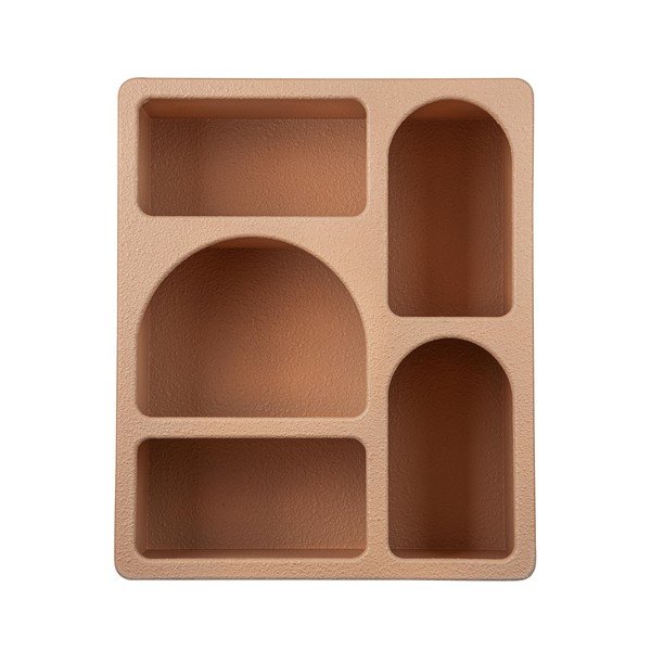 Patrová police v terakotové barvě 40 cm Creamy – Bizzotto-image-1