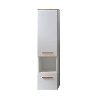Bílá vysoká závěsná koupelnová skříňka 30x123 cm Set 931 - Pelipal
