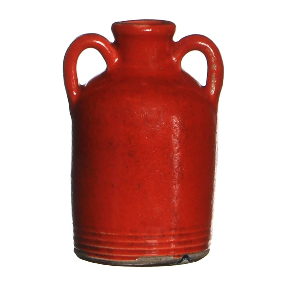 Keramická váza Sil Red, 14x7.5 cm