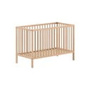 Postýlka z borovicového dřeva v přírodní barvě 60x120 cm DINO – Vipack