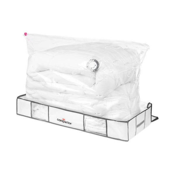 Vakuový látkový plastový úložný box pod postel 105x45x15,5 cm Life – Compactor-image-3
