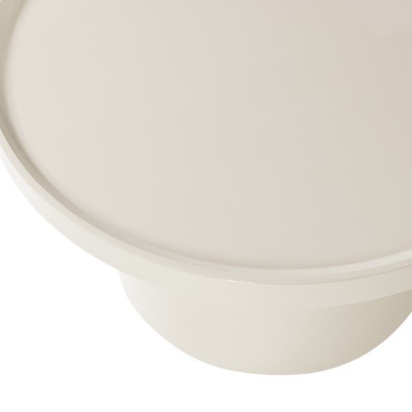 Šedobéžový kulatý konferenční stolek ø 70 cm Veluna – WOOOD-image-2