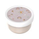 Béžový plastový dětský svačinový box Sunshine & Rainbow – Mepal