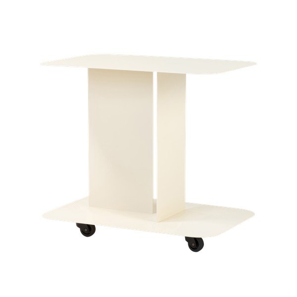 Kovový servírovací stolek na kolečkách 40x60 cm HO – noo.ma