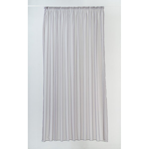 Šedá záclona 140x245 cm Voile – Mendola Fabrics-image-1