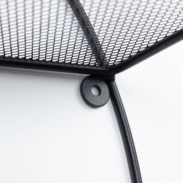 Černá patrová kovová police 55 cm Across – Kave Home-image-4