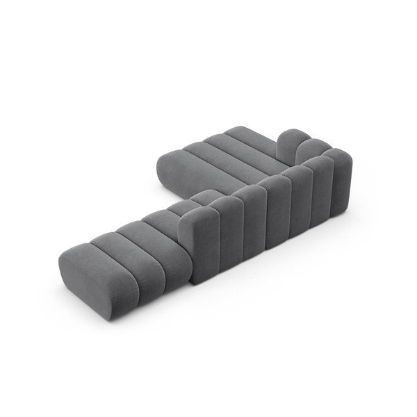 Světle šedá rohová pohovka (levý roh) Lupine – Micadoni Home-image-3