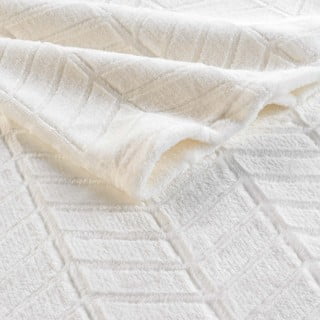 Krémový přehoz z mikroflanelu 180x220 cm Arya – douceur d'intérieur