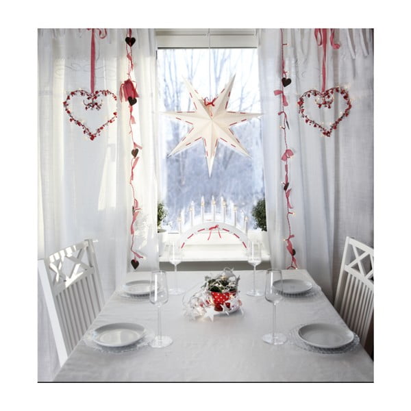 Bílá vánoční světelná dekorace Star Trading Vira, ø 60 cm-image-2