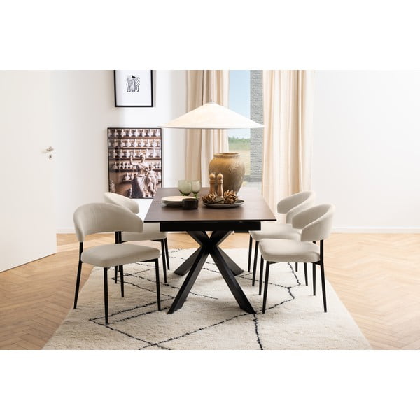 Keramický rozkládací jídelní stůl 90x210 cm Irwine – Actona-image-1