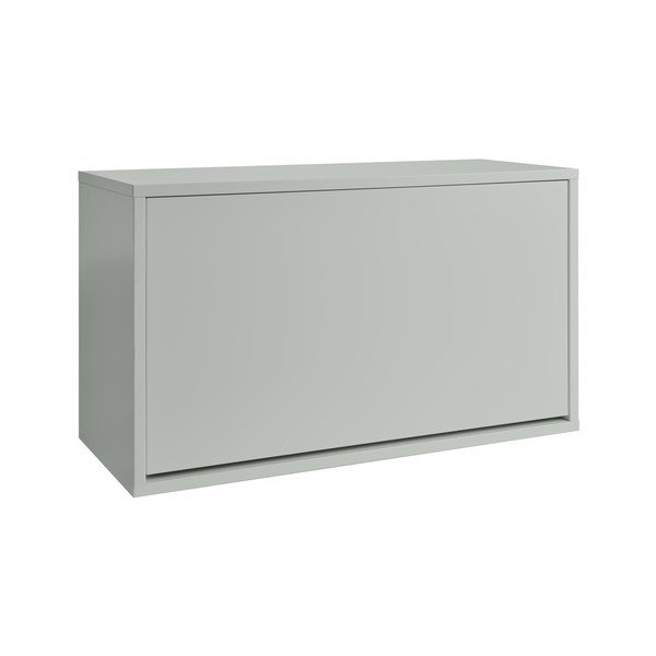 Šedomodrý výklopný/závěsný botník 70x30x40 cm – ReCollector
