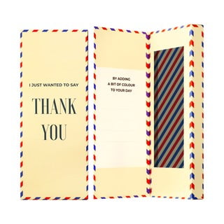 Dárková krabička na ponožky Ballonet Socks Thank You Socks Card