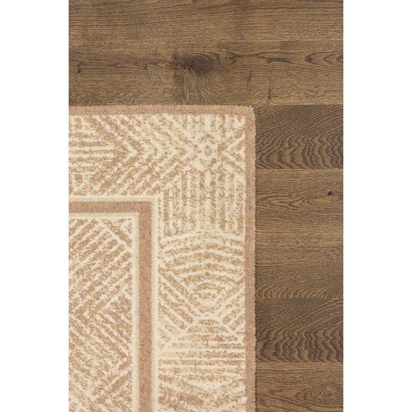 Béžový vlněný koberec 133x180 cm Jenny – Agnella-image-3