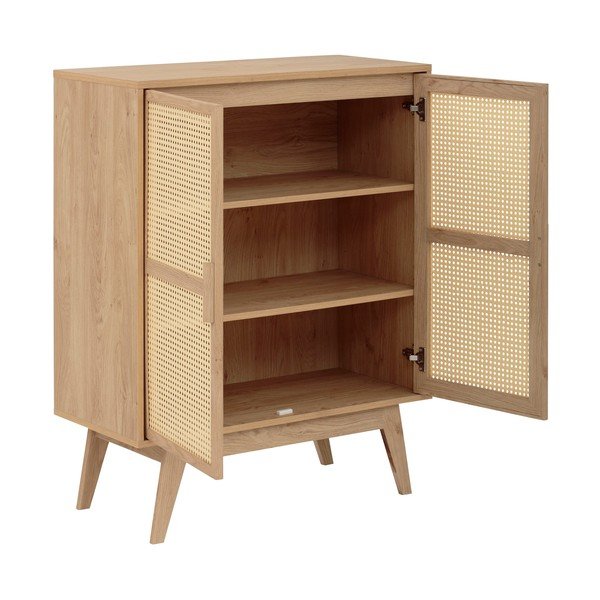 Skříňka v dekoru dubu v přírodní barvě 87x110 cm Bridget – Støraa-image-3