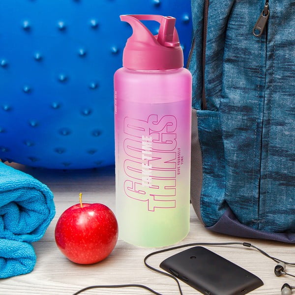 Růžová tritanová lahev 1 l Moly – Orion-image-1