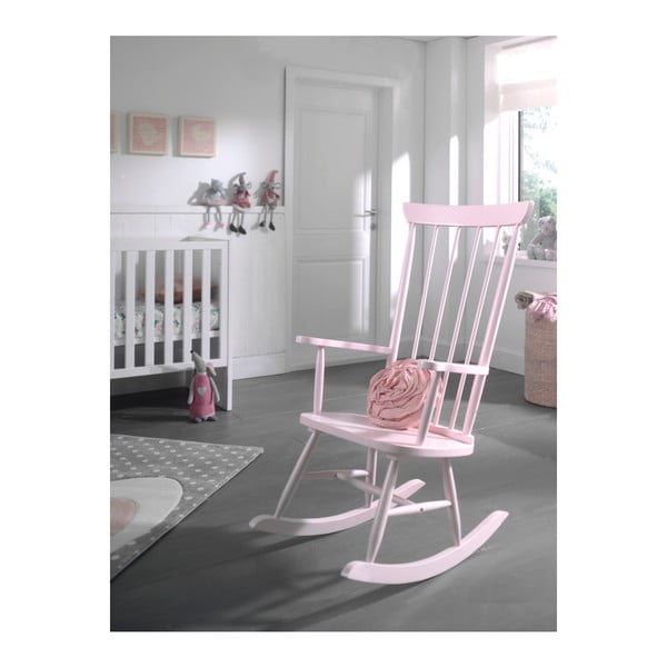 Růžové houpací křeslo Vipack Rocky-image-1