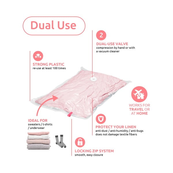 Vakuové pytle v sadě 2 ks Hanging Vacuum S – Compactor-image-2