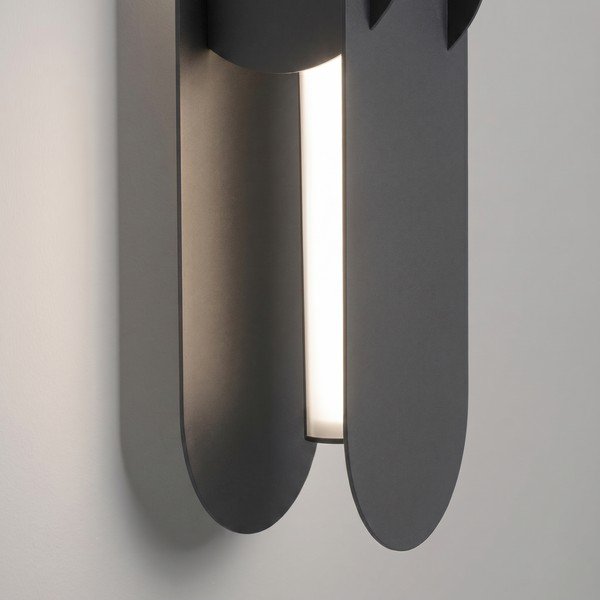 Černé kovové LED nástěnné svítidlo CHAIN – Thoro-image-4
