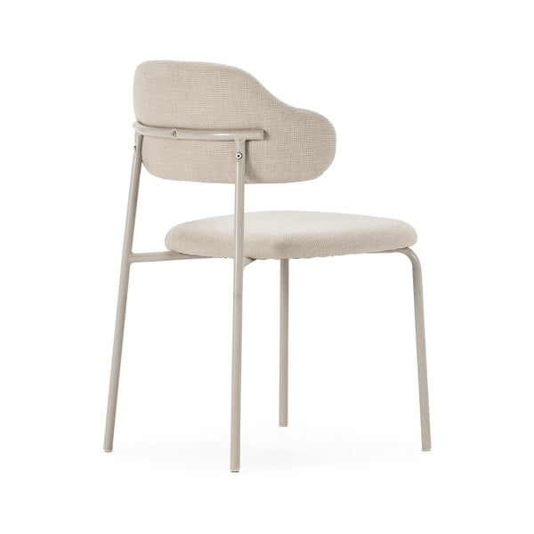 Krémové jídelní židle v sadě 4 ks Adriel – Marckeric-image-4