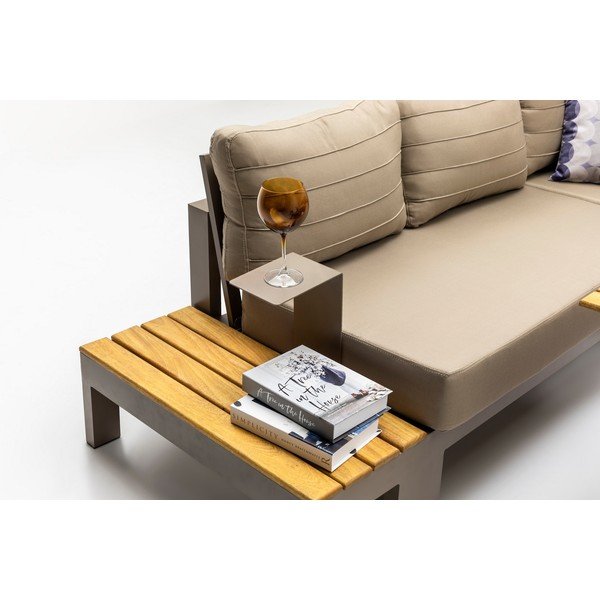 Béžový zahradní lounge set pro 7 Daisy – Floriane Garden-image-3