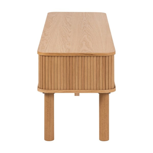 TV stolek v dekoru dubu v přírodní barvě 140x45 cm Langley – Actona-image-4