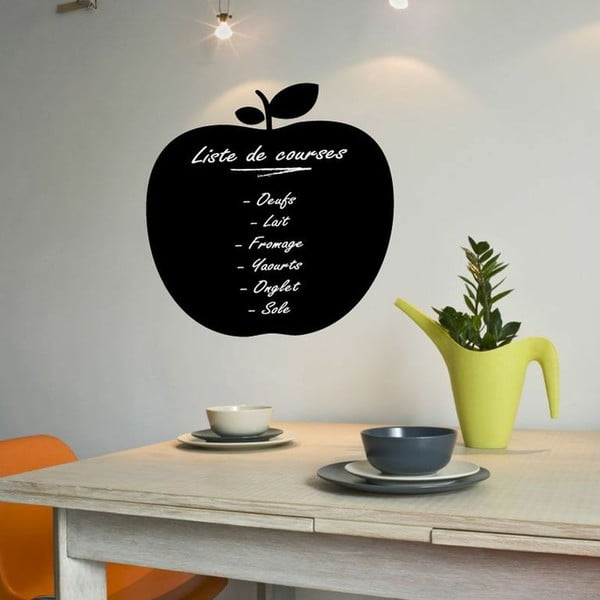 Tabulová samolepka s tekutou křídou Ambiance Apple Blackboard