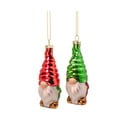 Skleněné ručně vyrobené vánoční ozdoby v sadě 2 ks ø 4 cm Gonk – Sass & Belle