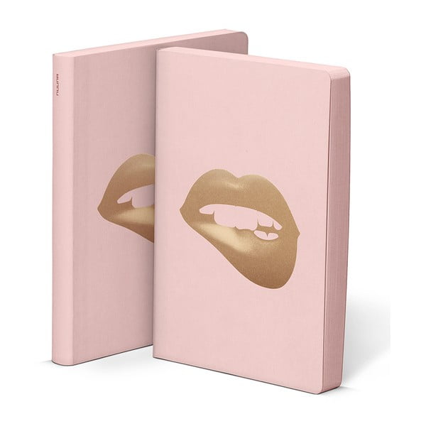 Zápisník Glossy Lips, 16,5x22 cm