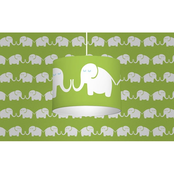Svítidlo Elephants, zelené-image-1