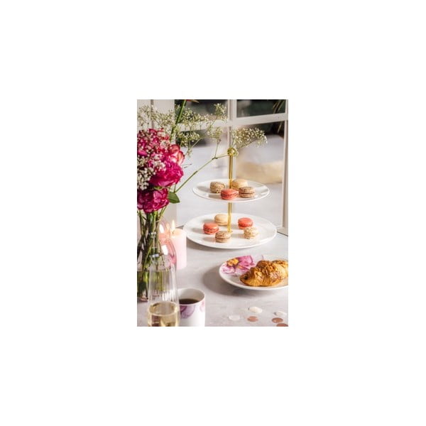 Bílo-růžový porcelánový talíř ø 21.2 cm Rose Garden  - Villeroy&Boch-image-3