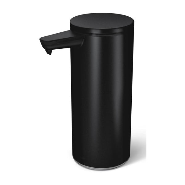 Matně černý bezdotykový ocelový dávkovač mýdla 266 ml – simplehuman