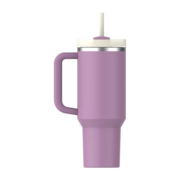 Fialová termoska s brčkem z nerezové oceli 1,18 l Quencher H2.0 FlowState Tumbler Lilac – Stanley-image-3